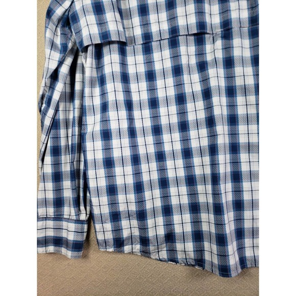 Field & Stream Shirt Mens Medium Multicolor Plaid Long Sleeve Button Up Collared - Picture 9 of 9